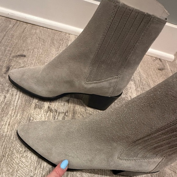 Rag & Bone Women's Grey Heel Ankle Booties - Picture 10 of 12